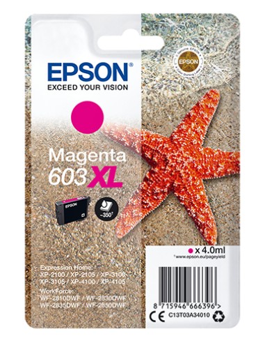 Singlepack Magenta 603XL Ink