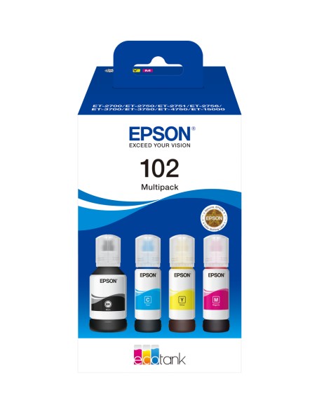 102 EcoTank 4-colour Multipack