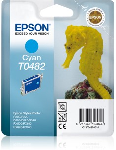 Seahorse Cartucho T0482 cian (etiqueta RF)