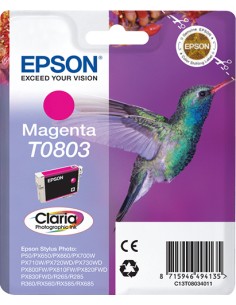 Hummingbird Cartucho T0803 magenta