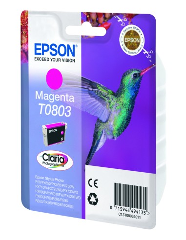 Hummingbird Cartucho T0803 magenta