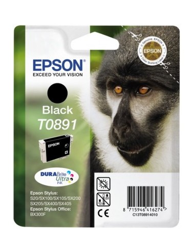 Monkey Singlepack Black T0891 DURABrite Ultra Ink