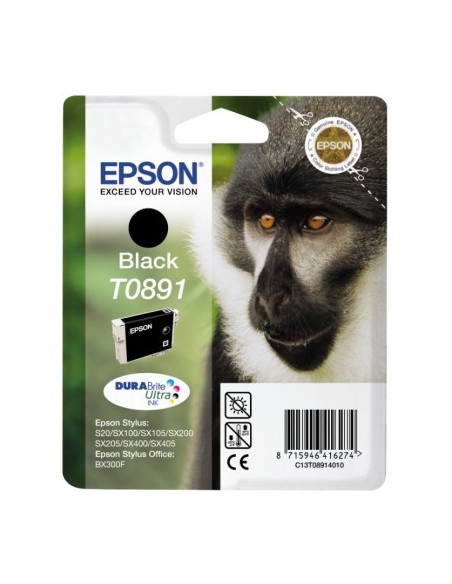 Monkey Singlepack Black T0891 DURABrite Ultra Ink