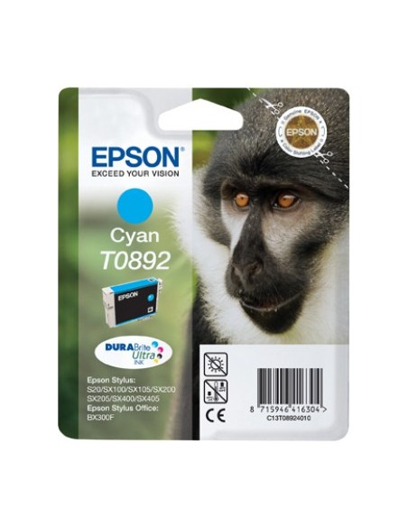 Monkey Singlepack Cyan T0892 DURABrite Ultra Ink