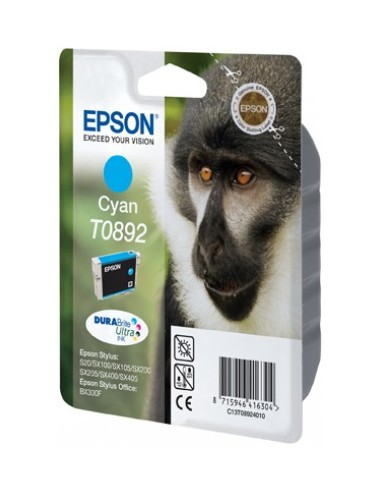 Monkey Singlepack Cyan T0892 DURABrite Ultra Ink