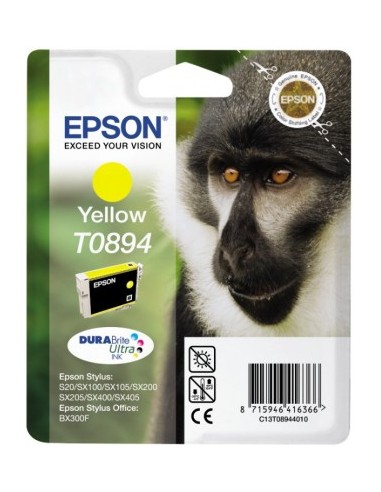 Monkey Singlepack Yellow T0894 DURABrite Ultra Ink