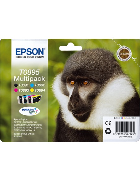 Monkey Multipack T0895 4 colores