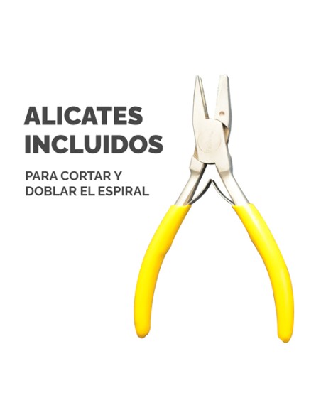  ENCUADERNADORA METAL 100 PARA ESPIRAL METALICA 20H A4 5:1 