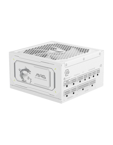 MAG A1000GL PCIE5 WHITE unidad de fuente de alimentación 1000 W 24-pin ATX ATX Blanco