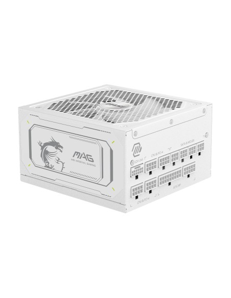 MAG A1000GL PCIE5 WHITE unidad de fuente de alimentación 1000 W 24-pin ATX ATX Blanco