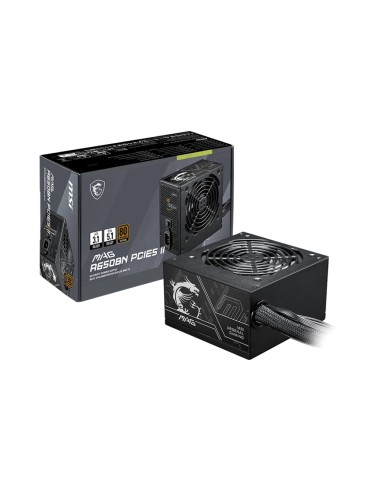 MAG A650BN PCIE5 II unidad de fuente de alimentación 650 W 20+4 pin ATX ATX Negro