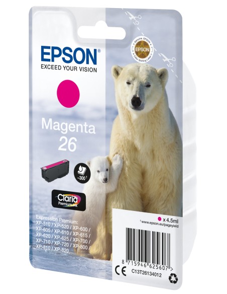 Polar bear Cartucho 26 magenta (etiqueta RF)