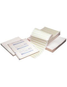 FABRISA PAPEL CONTINUO PAUTADO AZUL 380X11 -CAJA 2500H-