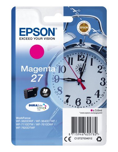 Alarm clock Singlepack Magenta 27 DURABrite Ultra Ink