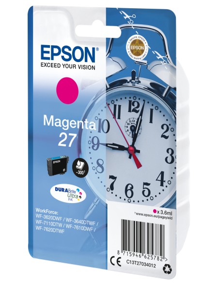 Alarm clock Singlepack Magenta 27 DURABrite Ultra Ink