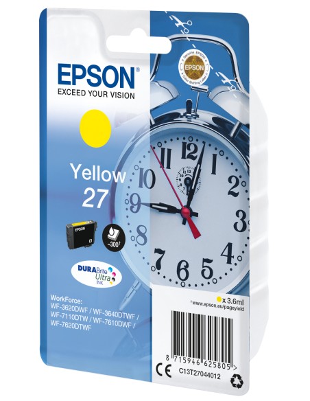 Alarm clock Singlepack Yellow 27 DURABrite Ultra Ink