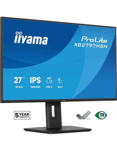 ProLite XB2797HSN-B1 pantalla para PC 68,6 cm (27") 1920 x 1080 Pixeles Full HD LCD Negro
