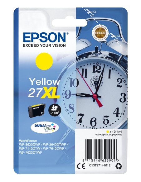 Alarm clock Singlepack Yellow 27XL DURABrite Ultra Ink
