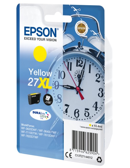Alarm clock Singlepack Yellow 27XL DURABrite Ultra Ink