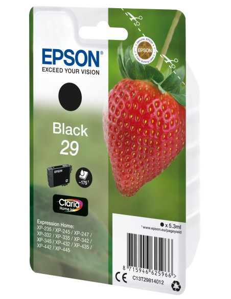 Strawberry Singlepack Black 29 Claria Home Ink
