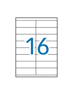 C 500 HOJAS ETIQUETAS FT IM 105X35 APLI CANTOS RECTOS