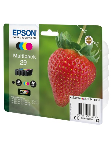 Strawberry Multipack 4-colours 29 Claria Home Ink