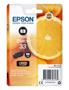 Oranges Singlepack Photo Black 33 Claria Premium Ink
