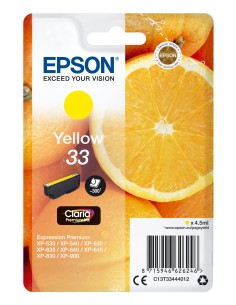 Oranges Singlepack Yellow 33 Claria Premium Ink