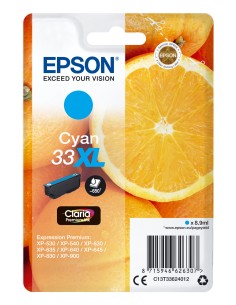 Oranges Singlepack Cyan 33XL Claria Premium Ink