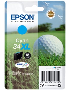 Golf ball Singlepack Cyan 34XL DURABrite Ultra Ink
