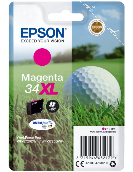 Golf ball Singlepack Magenta 34XL DURABrite Ultra Ink