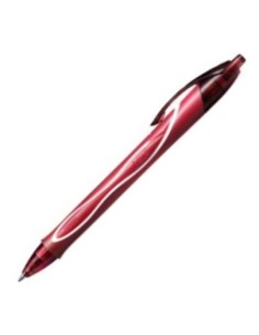 C 12 BOLIGRAFO BIC GEL OCITY QUICK DRY COLOR ROJO