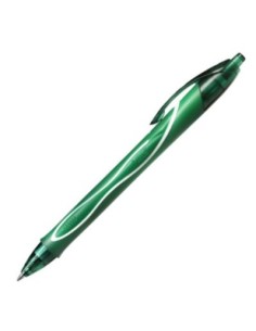 C 12 BOLIGRAFO BIC GEL OCITY QUICK DRY COLOR VERDE