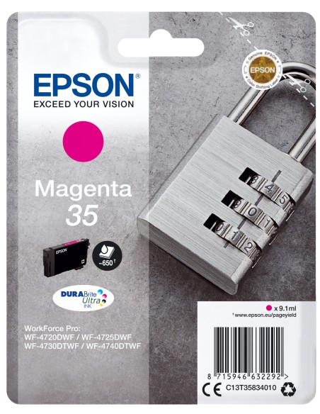 Padlock Singlepack Magenta 35 DURABrite Ultra Ink