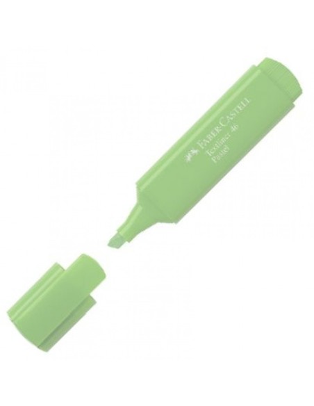 C 10 marcador fluorescente textliner 46 verde claro faber castell
