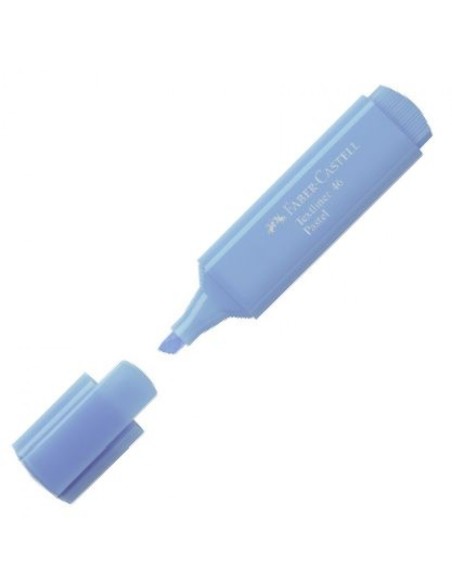 C 10 marcador fluorescente textliner 46 azul ultramar faber castell