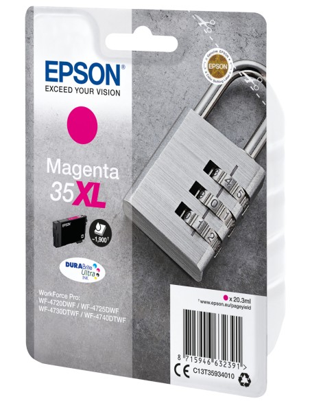 Padlock Singlepack Magenta 35XL DURABrite Ultra Ink