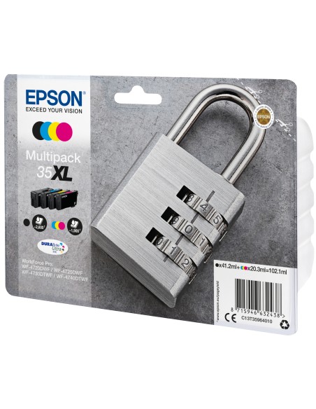 Padlock Multipack 4-colours 35XL DURABrite Ultra Ink