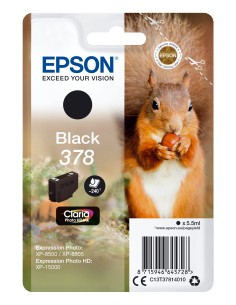 Squirrel Singlepack Black 378 Claria Photo HD Ink