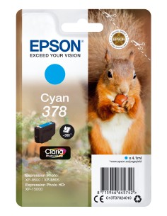 Squirrel Singlepack Cyan 378 Claria Photo HD Ink