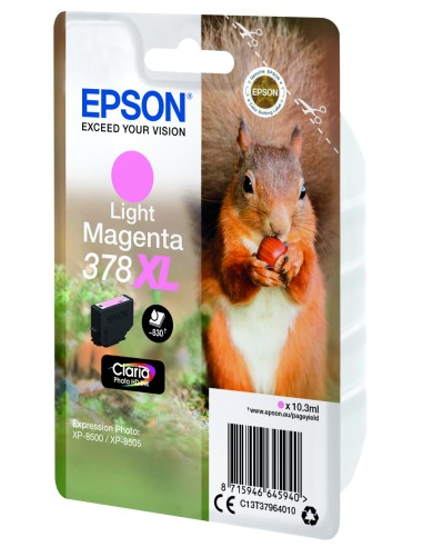Squirrel Singlepack Light Magenta 378XL Claria Photo HD Ink