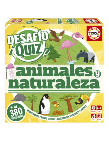 JUEGO DESAFIO QUIZ ANIMALES Y NATURALEZA