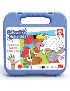 JUEGO 20 ANIMALES DE LA GRANJA COLOURING ACTIVITIES