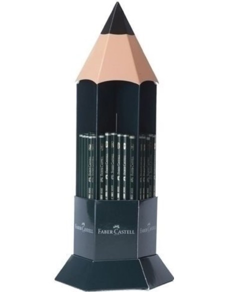 Expositor 120 lapiz grafito serie 9000 faber castell durezas surtidas Expositor 120 lapiz grafito serie 9000 faber castell durezas surtidas