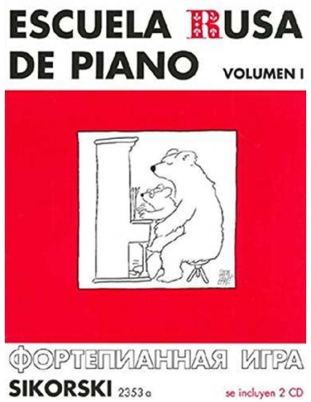 ESCUELA RUSA DE PIANO VOLUMEN 1 SIKORSKI