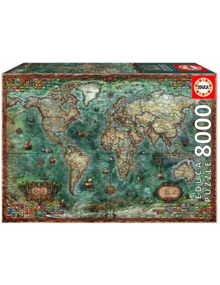 MAPAMUNDI HISTORICO PUZZLE 8000 PIEZAS
