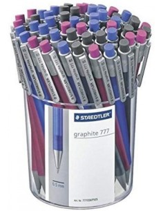 EXP 50 PORTAMINAS GRAPHITE 777 07MM COLORES SURTIDOS