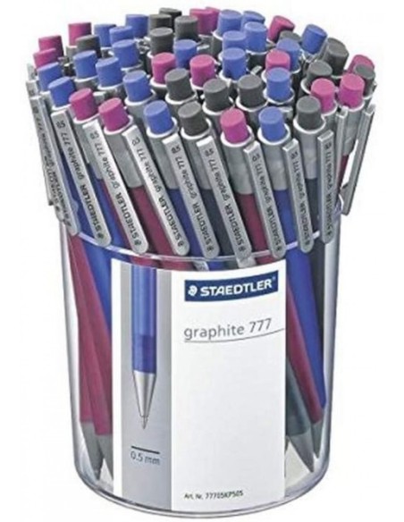 EXP 50 PORTAMINAS GRAPHITE 777 07MM COLORES SURTIDOS