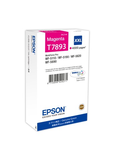 Cartucho T789340 magenta XXL