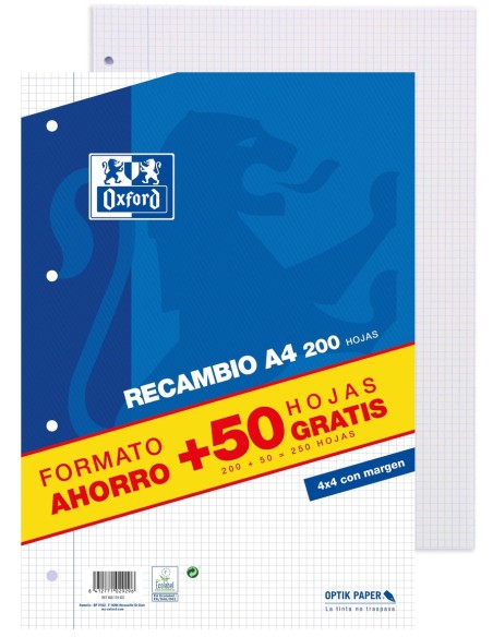 Recambio a4 20050h 4 taladros 90g cuad4x4 c m oxford